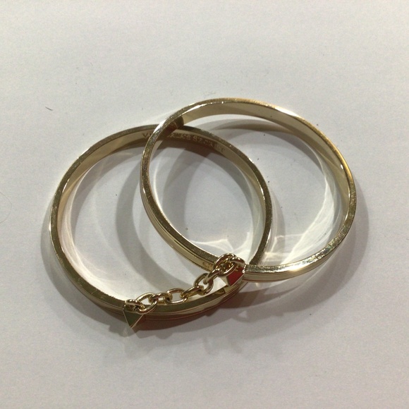 Victoria secrets gold tone, bracelets. Great shape. - Picture 1 of 5